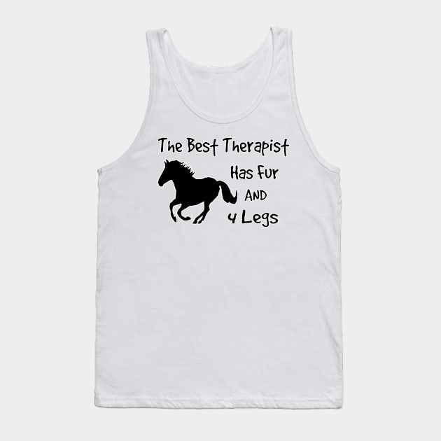 The best therapist/Horse Tank Top by Shyflyer